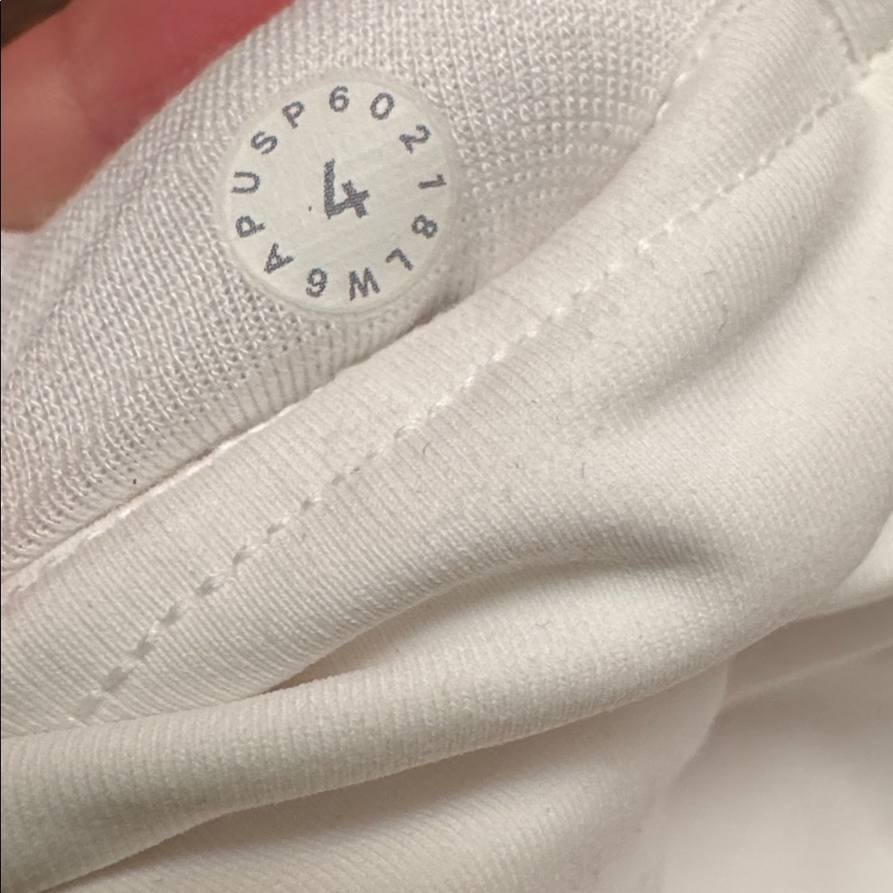 Lululemon White All The Right Places Crop Leggings 23" Yoga Athletic Classic - Picture 9 of 9